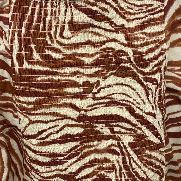 NWT Anthropologie Love The Label Smocked Puff-Sleeve Blouse XL - Picture 7 of 8